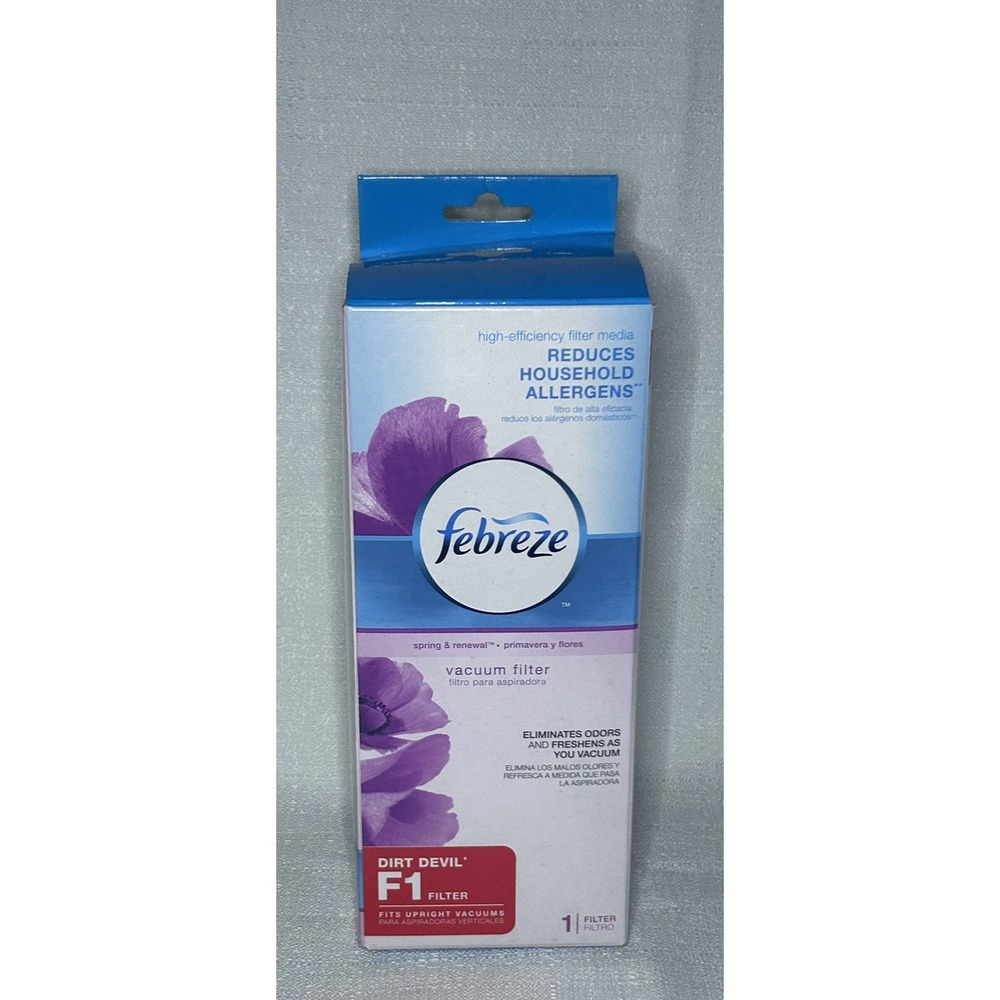 Febreze Spring & Renewal Vacuum Filter  Dirt Devil F1 Filter